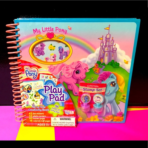 MY LITTLE PONY G3 VTG 2004 Activity Book & Stamps NEW - Picture 1 of 8